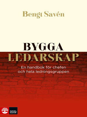 cover image of Bygga ledarskap
